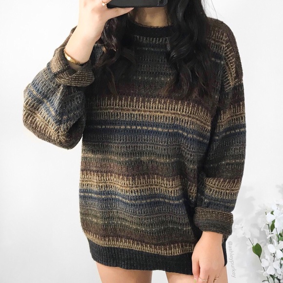vintage brown sweater